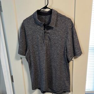 Men's Lululemon- Heather Gray Polo Shirt